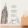 The Big Ben Clock London Tower Wall Sticker